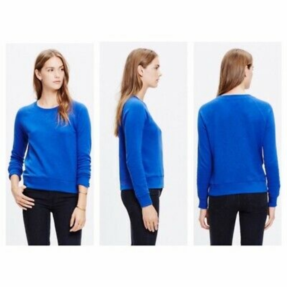 Blue Madewell Throwback Sweatshirt